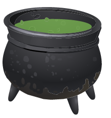 Bubbling Green Cauldron