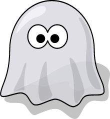 Cartoon Gray Ghost