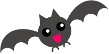 Cute Gray Bat