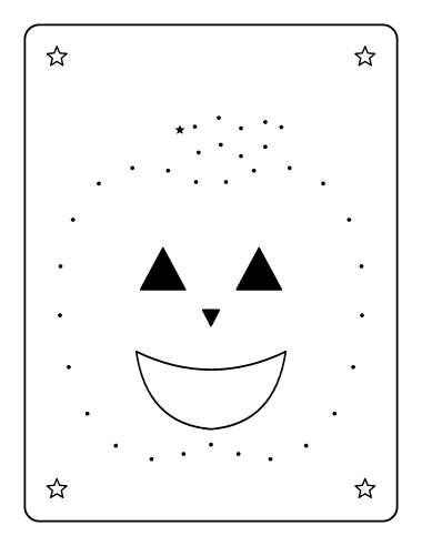 Jack-o'-Lantern Dot-to-Dot (1–34)
